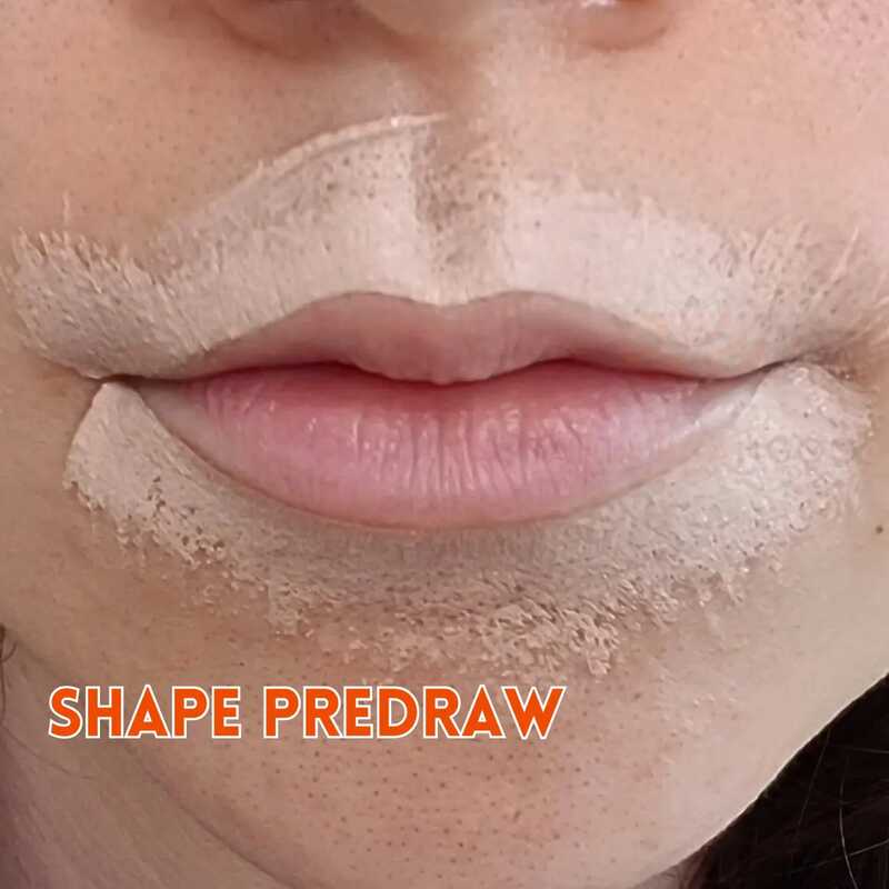 lip blush shape predraw